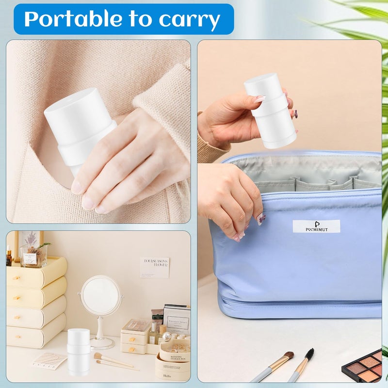 Wresty 10 Pack 30g/1oz Empty Platic Deodorant Containers Top-Fill Deodorant Bottles Refillable Twist-Up Deodorant Tubes For DIY Deodorant Lip Balm Aromatherapy Lotion Stick (white) - Image 5